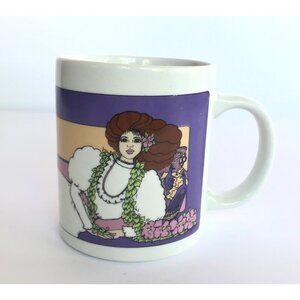 Vintage Diane Hansen Young Coffee Mug 8oz 1992 Hawaii